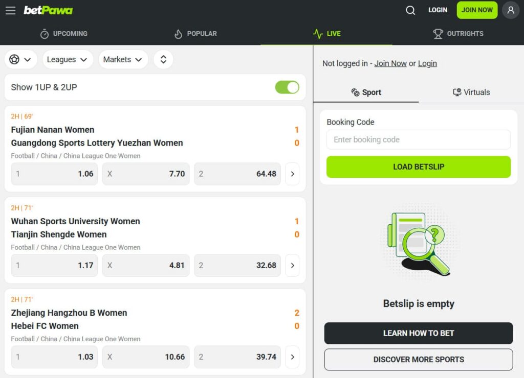 betPawa betting